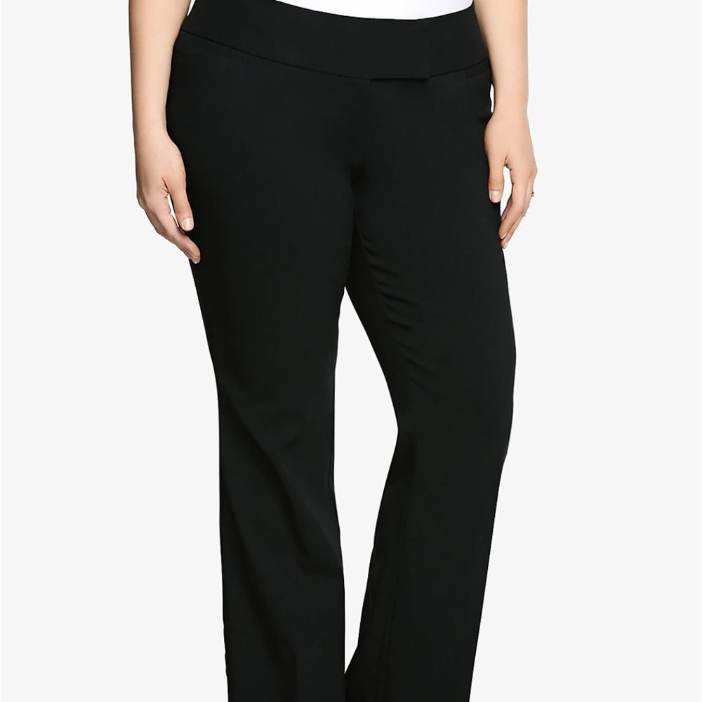 RELAXED TROUSER PANT - BLACK MILLENNIAL STRETCH
